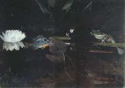 Winslow Homer The Mink Pond (mk44) USA oil painting artist